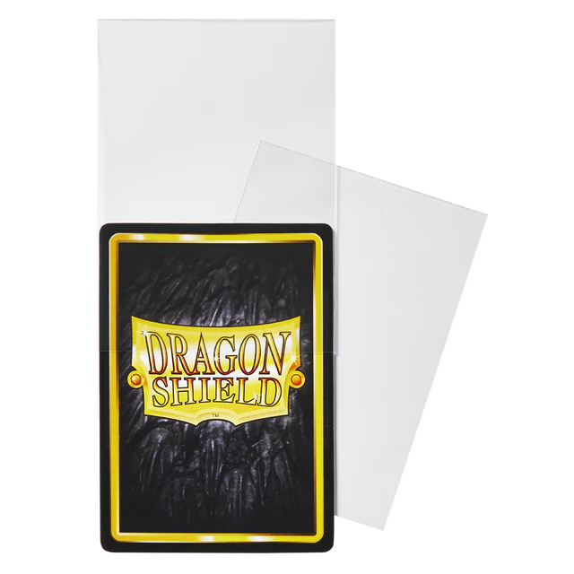 Dragon Shield - Standard Perfect Fit Sleeves - Clear / Clear - 100 Sleeves