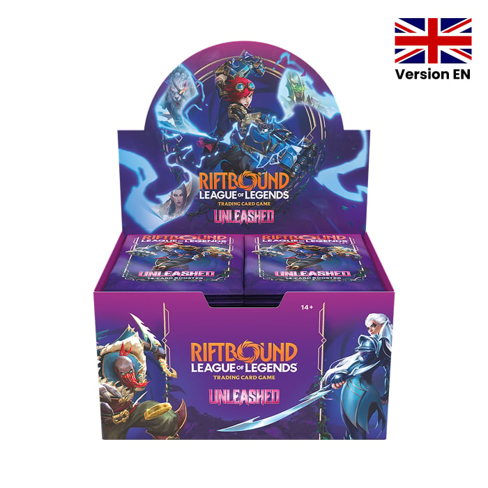 Riftbound : League Of Legends - Display - Unleashed - Boite de 24 Boosters en anglais