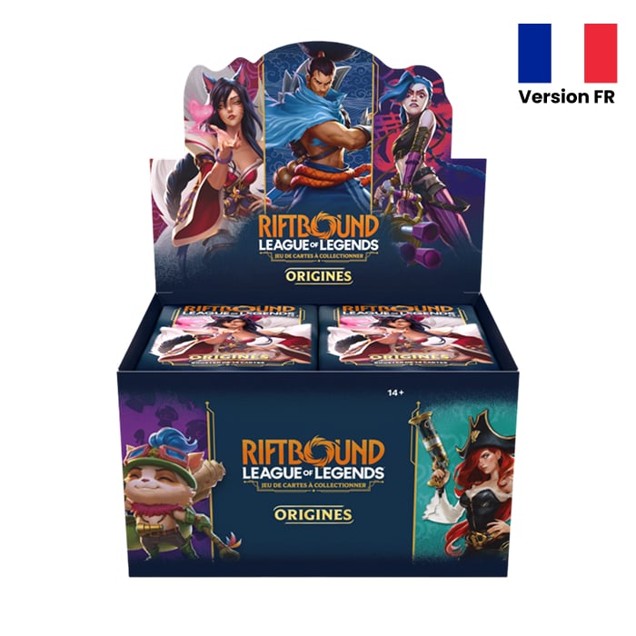 Riftbound : League Of Legends - Display - Origines - Boite de 24 Boosters en français
