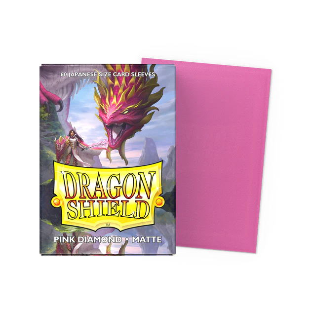 Dragon Shield - Sleeves - Japanese - Matte - Pink Diamond Cornelia - 60 Sleeves