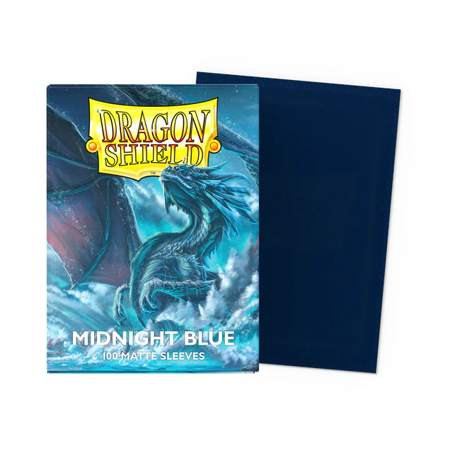 Dragon Shield - Standard Sleeves - Matte - Midnight Blue - 100 Sleeves