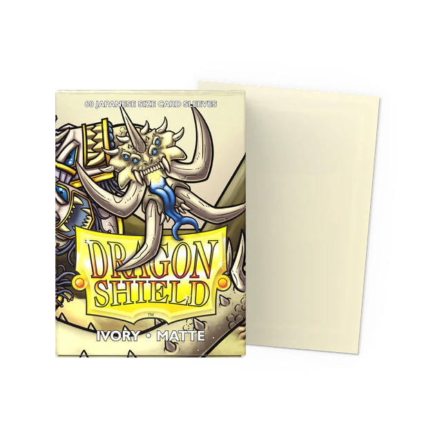 Dragon Shield - Small Sleeves - Japanese - Matte Ivory - 60 Sleeves