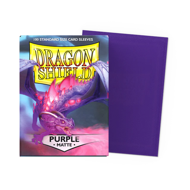 Dragon Shield - Standard Sleeves - Matte - Purple - 100 Sleeves