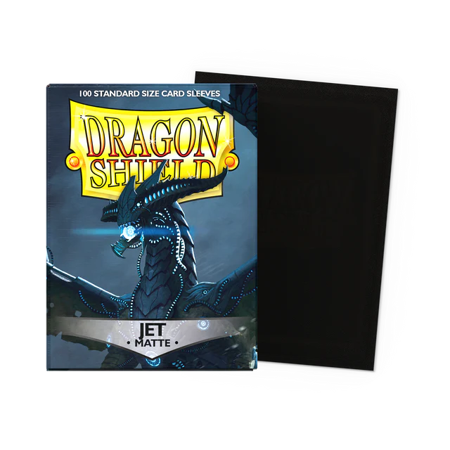 Dragon Shield - Standard Sleeves - Matte Jet - 100 Sleeves