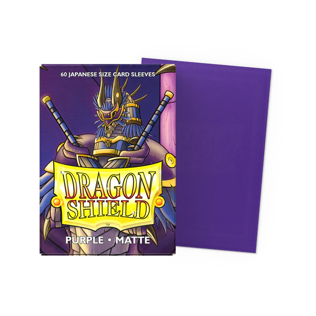 Dragon Shield - Small Sleeves - Japanese - Matte Purple - 60 Sleeves