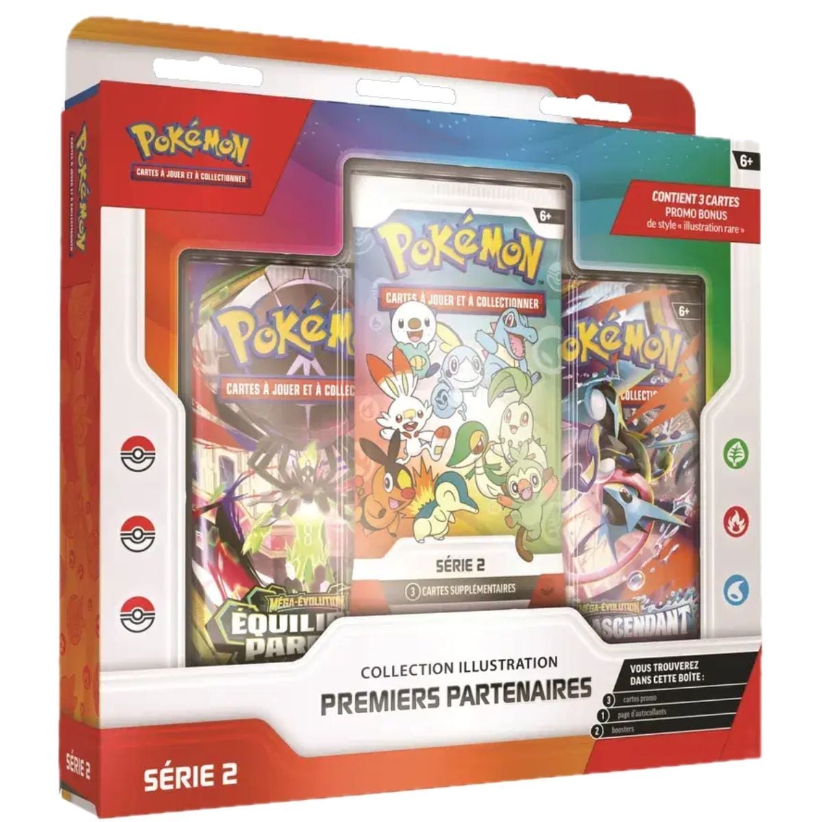 Pokémon - CASE - Coffret Collection Illustration - Premiers Partenaires - Serie 2 - en français