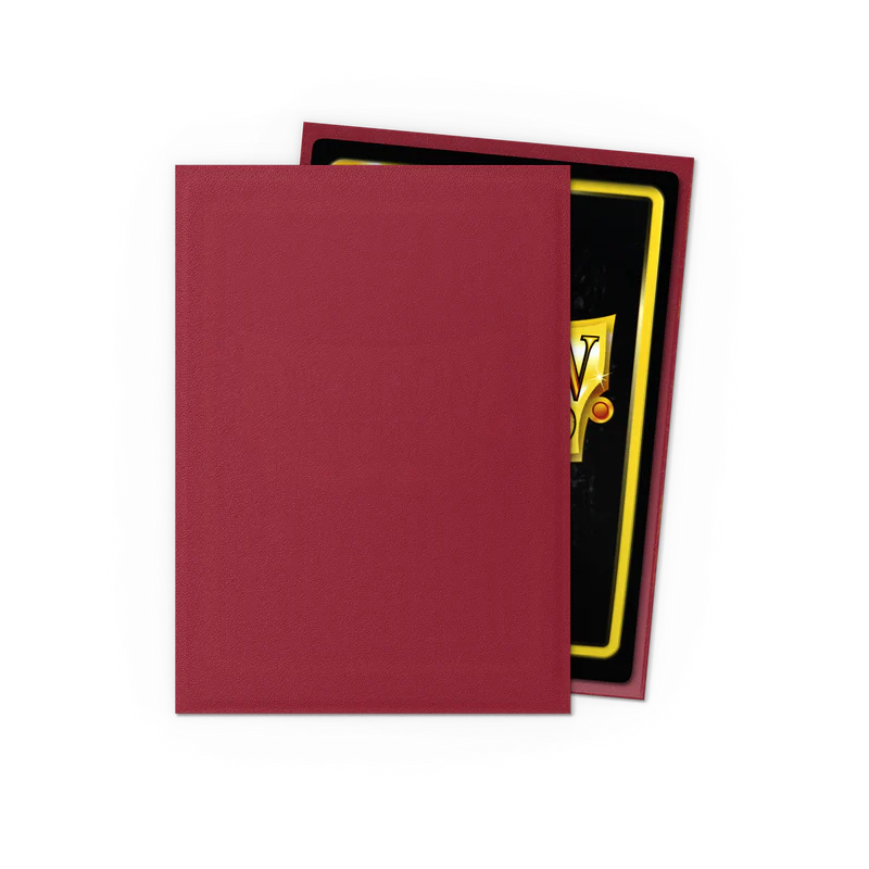 Dragon Shield - Sleeves - Japanese - Matte - Blood Red 'Juusouken' - 60 Sleeves