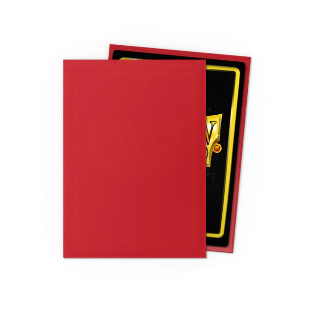 Dragon Shield - Standard Sleeves - Matte - Crimson - 100 Sleeves