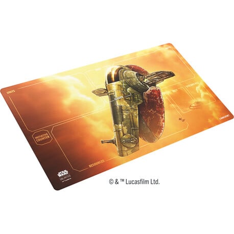 Star Wars Unlimited - Playmat - Game Mat - Fett's Firespray - Tapis de Jeu