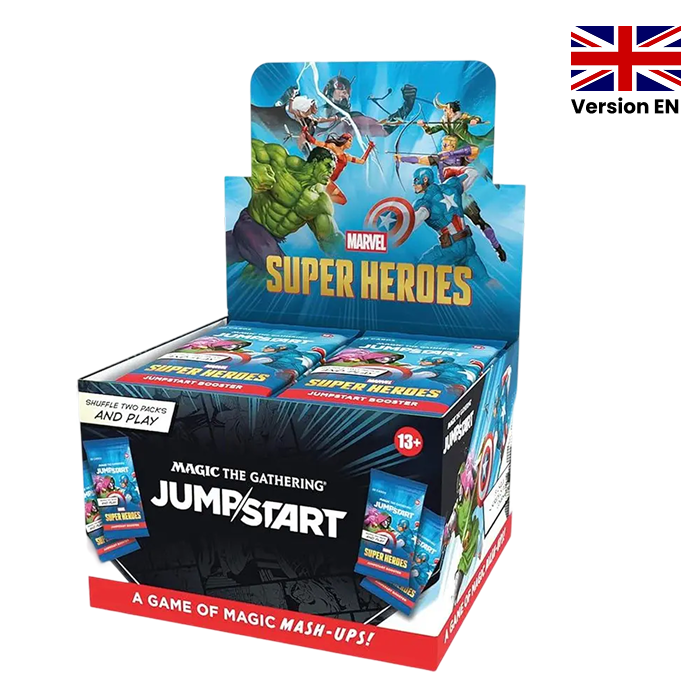 Magic The Gathering - Display Jumpstart - Marvel Super Heroes - Boite de 30 Boosters en anglais