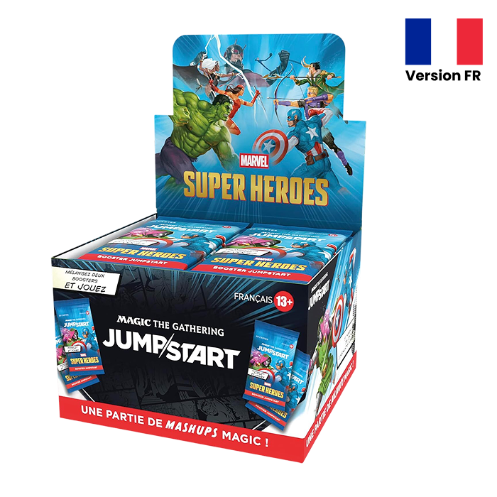 Magic The Gathering - Display Jumpstart - Marvel Super Heroes - Boite de 30 Boosters en français