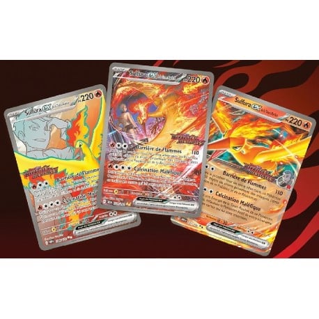 Pokémon - Coffret Collection Ultra-Premium - Sulfura ex de la Team Rocket - UPC en français (scellage abîmé)