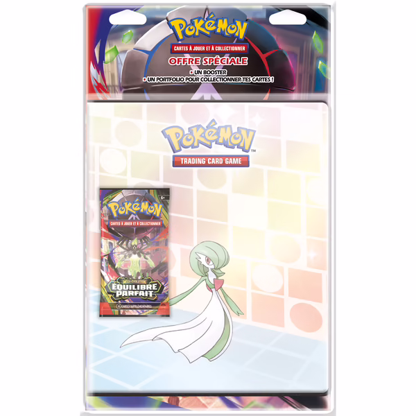 Pokémon - Portefolio Gardevoir + 1 Booster ME03 - 9 pochettes - Équilibre Parfait - en français