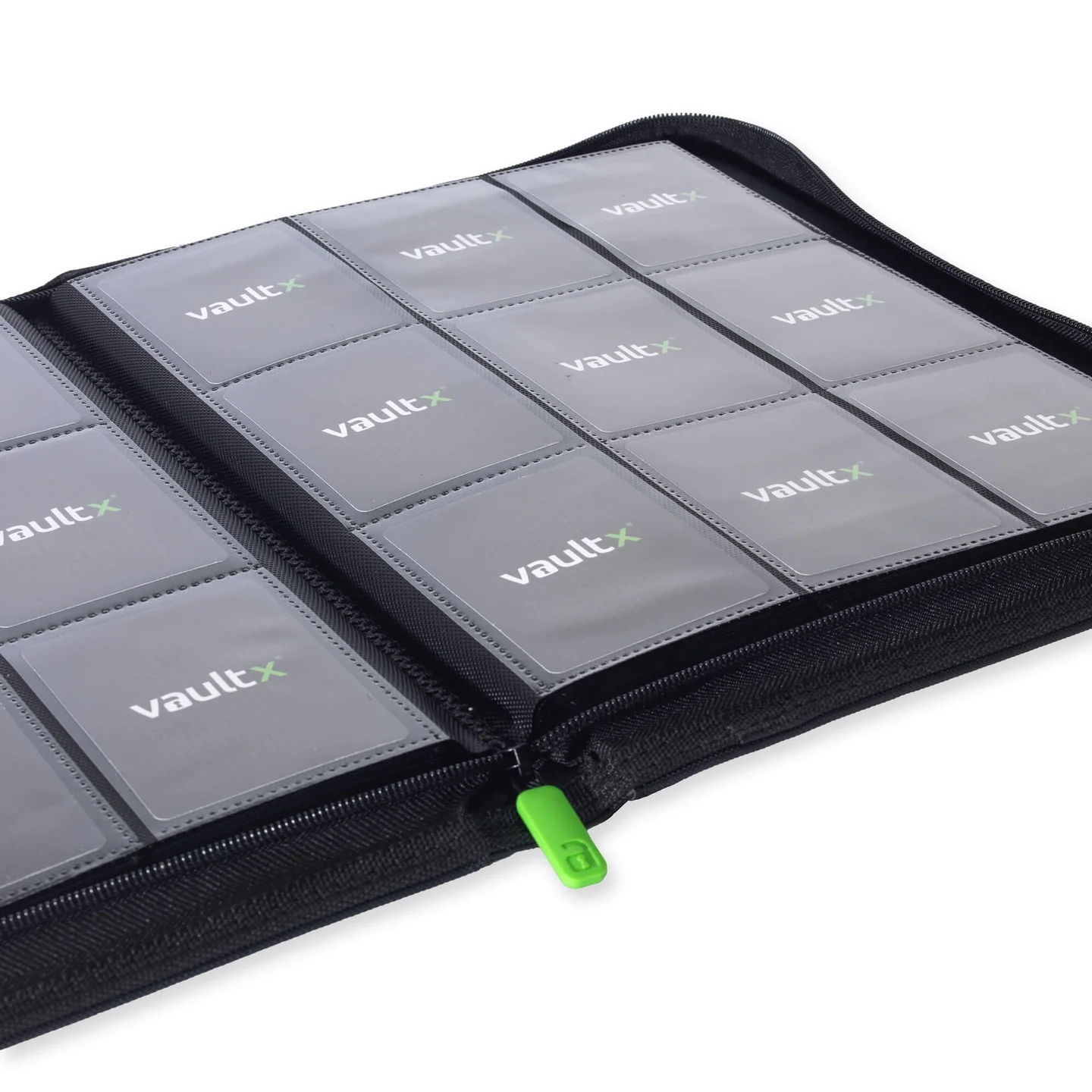 Vaultx - Binder - Zip - 9 pochettes par page - Noir