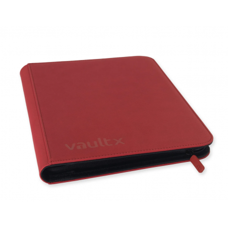 Vaultx - Binder - Zip - 9 pochettes par page - Rouge